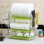 3 Layer Dish Rack ( Green )