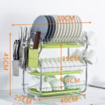3 Layer Dish Rack ( Green ) - Image 2