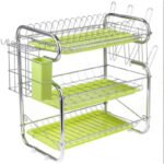 3 Layer Dish Rack ( Green ) - Image 3