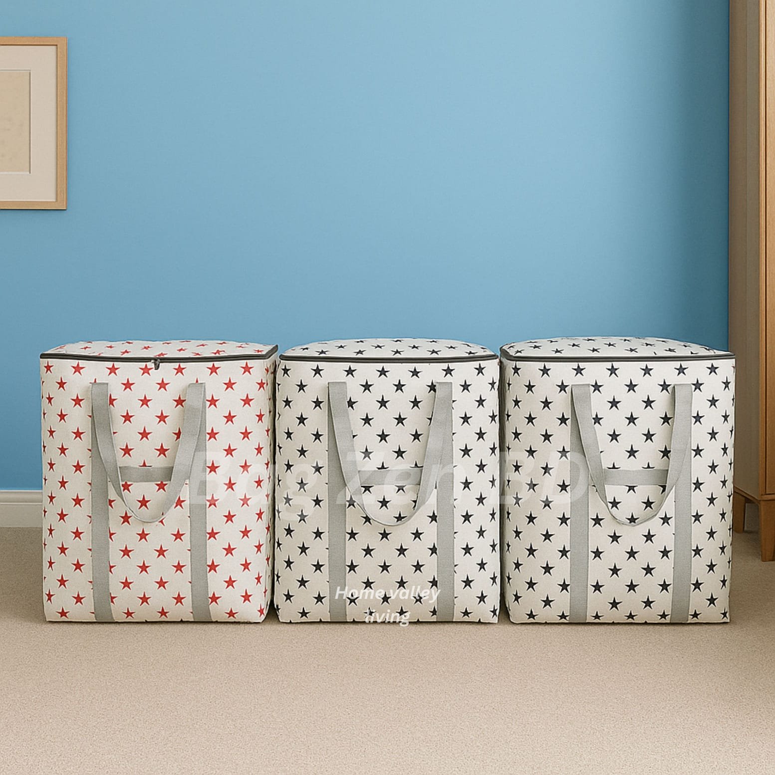 xxc Star Printed Storage Bag (৫ পিস) - Image 1