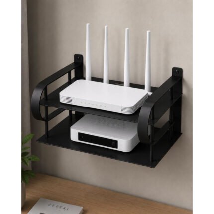 2 Layer Router Stand(Black)