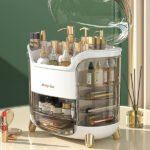 Dust & Water-Proof Large Capacity Cosmetics Storage Box - Image 2