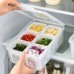 6 Grid Fridge Storage Box ( ১ পিস )