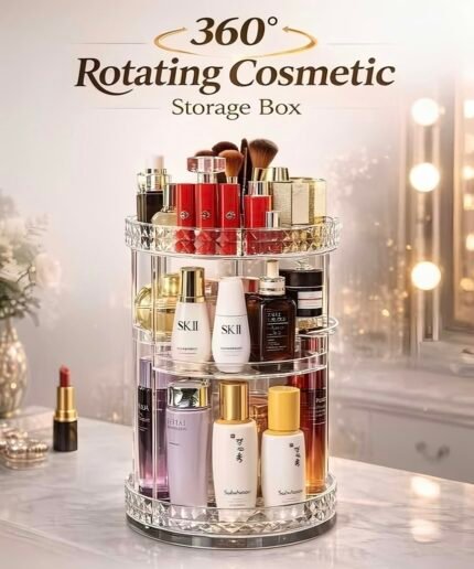 360° Rotating Cosmetic Organizer