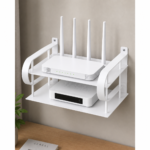 2 Layer Router Stand(White)